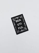 Kunstlederlabel „BEAUTIFUL“